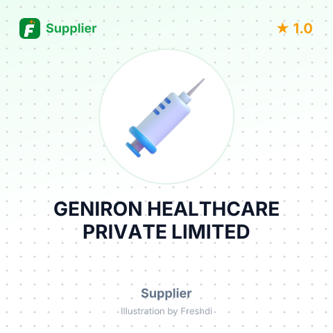 GENIRON HEALTHCARE PRIVATE LIMITED – summary card, no photo uploaded yet