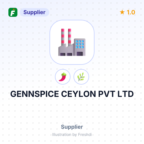 GENNSPICE CEYLON PVT LTD – summary card, no photo uploaded yet