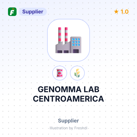 GENOMMA LAB CENTROAMERICA – summary card, no photo uploaded yet