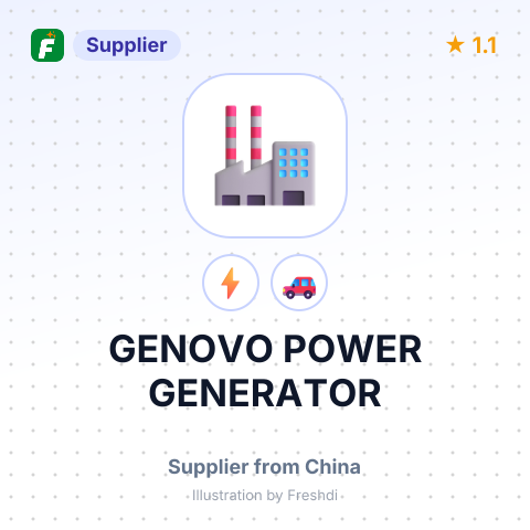 GENOVO POWER GENERATOR – summary card, no photo uploaded yet