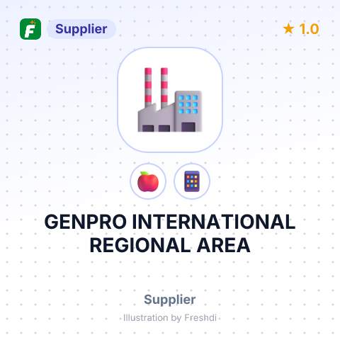 GENPRO INTERNATIONAL REGIONAL AREA – summary card, no photo uploaded yet