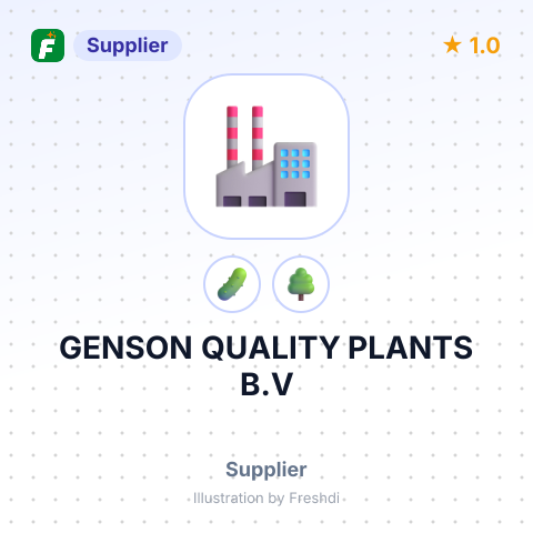 GENSON QUALITY PLANTS B.V – summary card, no photo uploaded yet