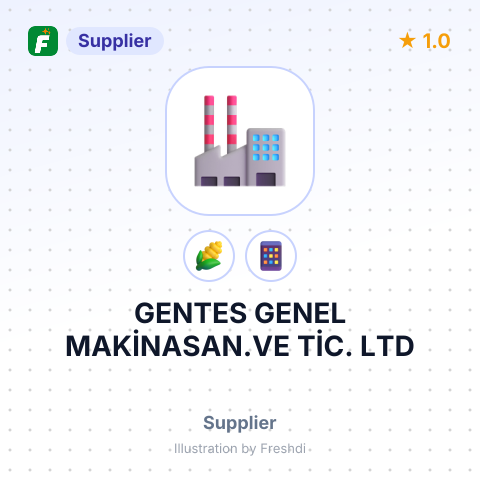 GENTES GENEL MAKİNASAN.VE TİC. LTD – summary card, no photo uploaded yet
