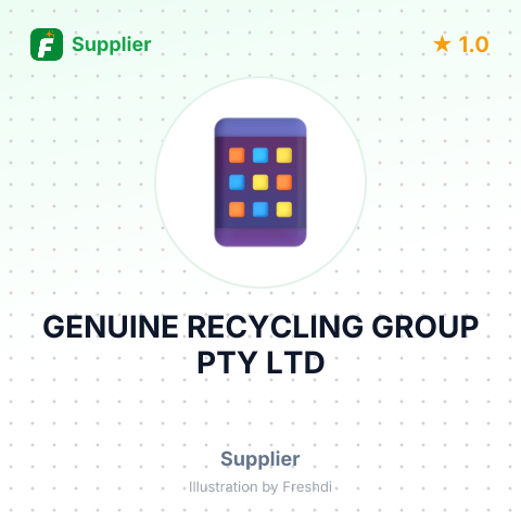 GENUINE RECYCLING GROUP PTY LTD – summary card, no photo uploaded yet