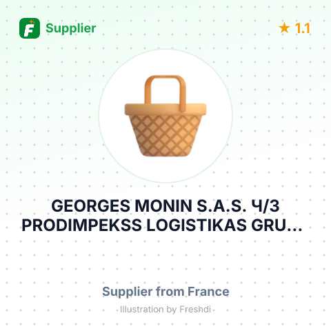 GEORGES MONIN S.A.S. Ч/З PRODIMPEKSS LOGISTIKAS GRUPA SIA – summary card, no photo uploaded yet