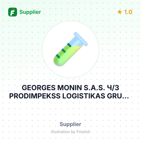 GEORGES MONIN S.A.S. Ч/З PRODIMPEKSS LOGISTIKAS GRUPA SIA – summary card, no photo uploaded yet