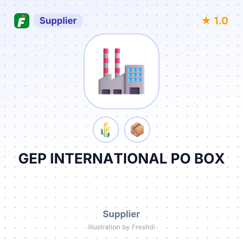 GEP INTERNATIONAL PO BOX – summary card, no photo uploaded yet