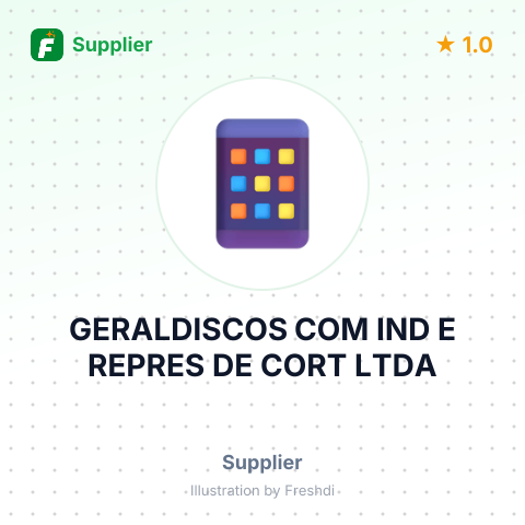 GERALDISCOS COM IND E REPRES DE CORT LTDA – summary card, no photo uploaded yet