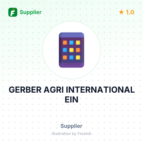 GERBER AGRI INTERNATIONAL EIN – summary card, no photo uploaded yet