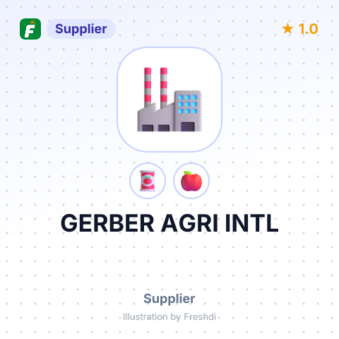 GERBER AGRI INTL – summary card, no photo uploaded yet