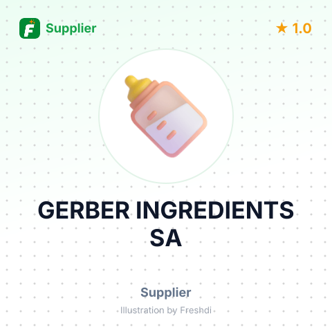 GERBER INGREDIENTS SA – summary card, no photo uploaded yet