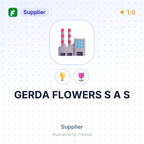 GERDA FLOWERS S A S – summary card, no photo uploaded yet
