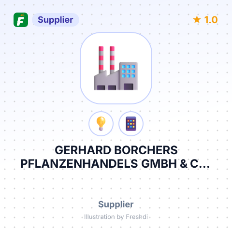 GERHARD BORCHERS PFLANZENHANDELS GMBH & CO. KG – summary card, no photo uploaded yet