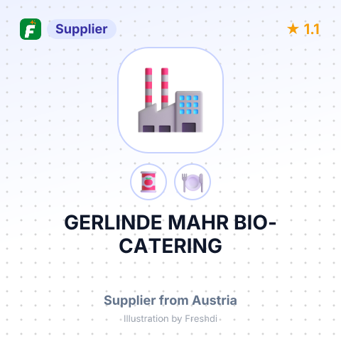 GERLINDE MAHR BIO-CATERING – summary card, no photo uploaded yet