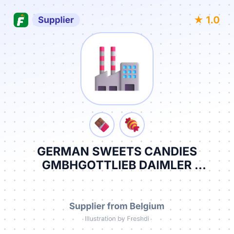 GERMAN SWEETS CANDIES GMBHGOTTLIEB DAIMLER STRASSE 9 24568 KALTENKIRCHEN НІМЕЧЧИНА – summary card, no photo uploaded yet