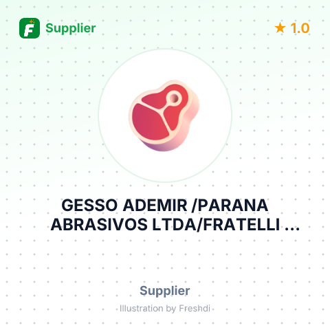 GESSO ADEMIR /PARANA ABRASIVOS LTDA/FRATELLI EXPORT LTDA/DISTRICLA LTDA – summary card, no photo uploaded yet