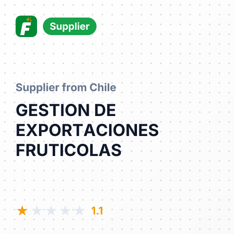 GESTION DE EXPORTACIONES FRUTICOLAS – summary card, no photo uploaded yet