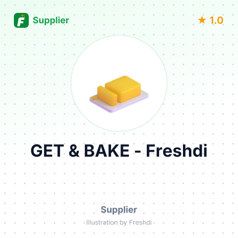 GET & BAKE – summary card, no photo uploaded yet