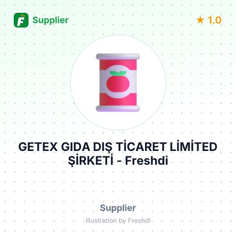 GETEX GIDA DIŞ TİCARET LİMİTED ŞİRKETİ – summary card, no photo uploaded yet