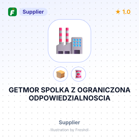 GETMOR SPOLKA Z OGRANICZONA ODPOWIEDZIALNOSCIA – summary card, no photo uploaded yet