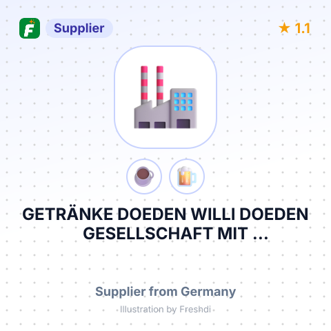 GETRÄNKE DOEDEN WILLI DOEDEN GESELLSCHAFT MIT BESCHRÄNKTER HAFTUNG & CO. KOMMANDITGESELLSCHAFT – summary card, no photo uploaded yet
