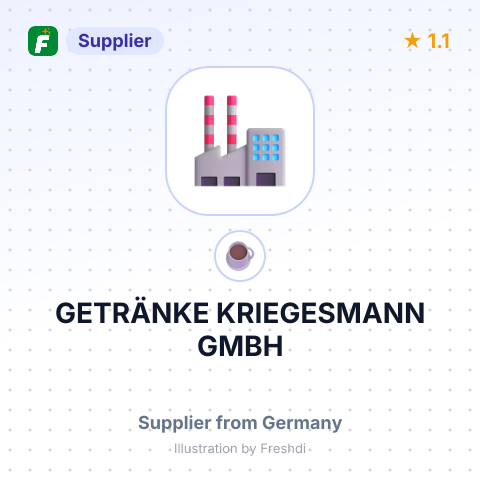 GETRÄNKE KRIEGESMANN GMBH – summary card, no photo uploaded yet