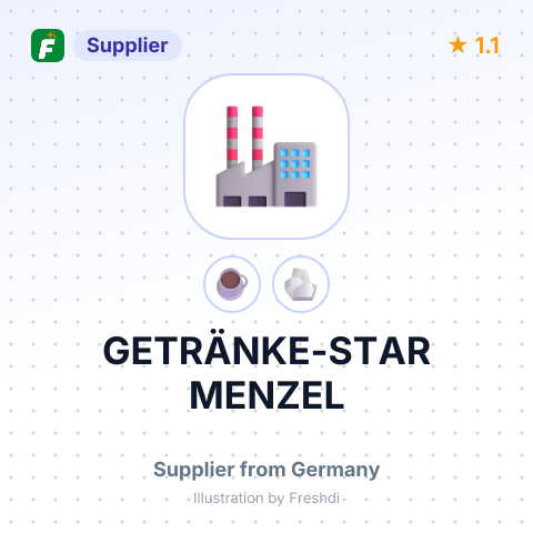 GETRÄNKE-STAR MENZEL – summary card, no photo uploaded yet