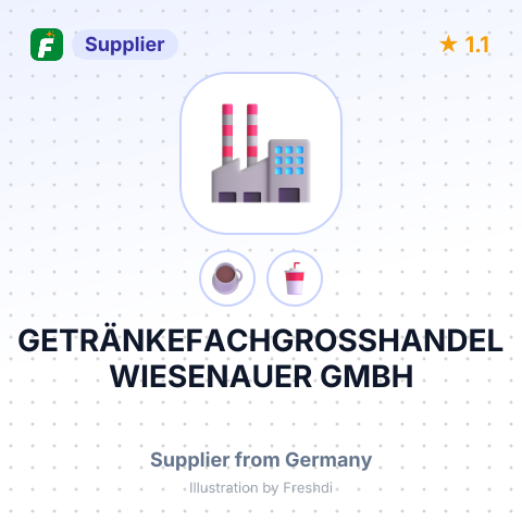 GETRÄNKEFACHGROSSHANDEL WIESENAUER GMBH – summary card, no photo uploaded yet