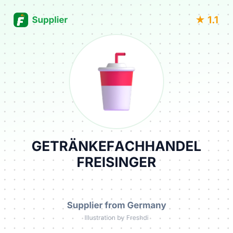 GETRÄNKEFACHHANDEL FREISINGER – summary card, no photo uploaded yet