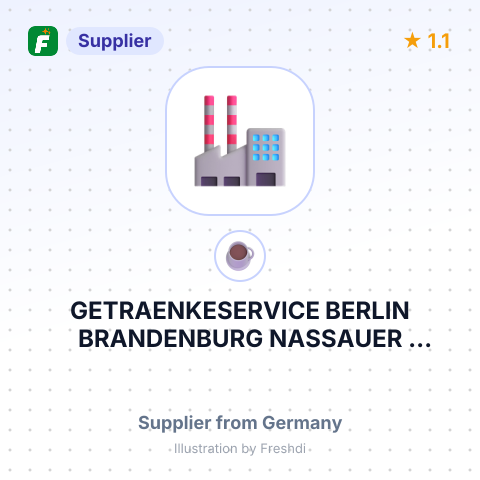 GETRAENKESERVICE BERLIN BRANDENBURG NASSAUER FASSBIER – summary card, no photo uploaded yet