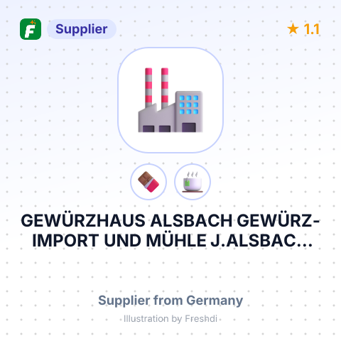 GEWÜRZHAUS ALSBACH GEWÜRZ-IMPORT UND MÜHLE J.ALSBACH INH.KURT BECKER – summary card, no photo uploaded yet