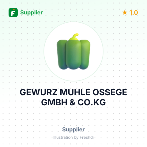 GEWURZ MUHLE OSSEGE GMBH & CO.KG – summary card, no photo uploaded yet