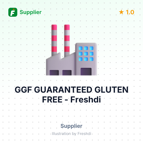 GGF GUARANTEED GLUTEN FREE – summary card, no photo uploaded yet