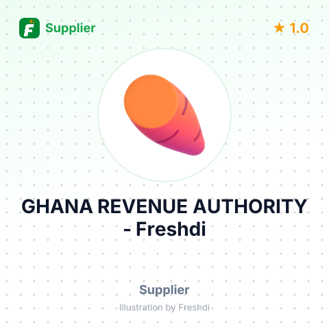 GHANA REVENUE AUTHORITY – summary card, no photo uploaded yet