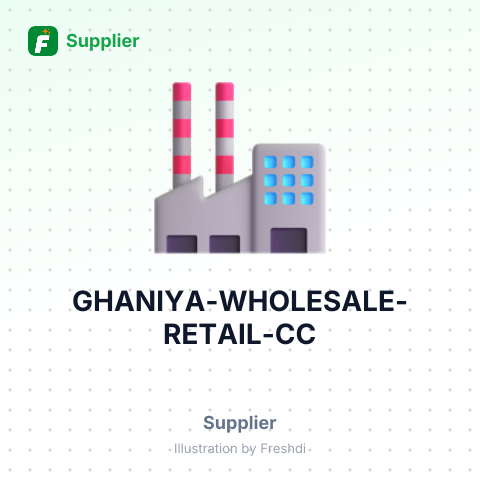 GHANIYA WHOLESALE & RETAIL CC – summary card, no photo uploaded yet