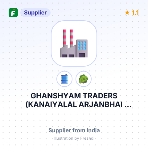 GHANSHYAM TRADERS (KANAIYALAL ARJANBHAI KAPADIA) – summary card, no photo uploaded yet