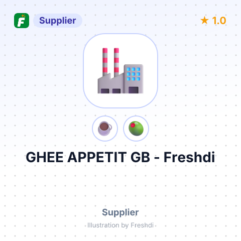 GHEE APPETIT GB – summary card, no photo uploaded yet