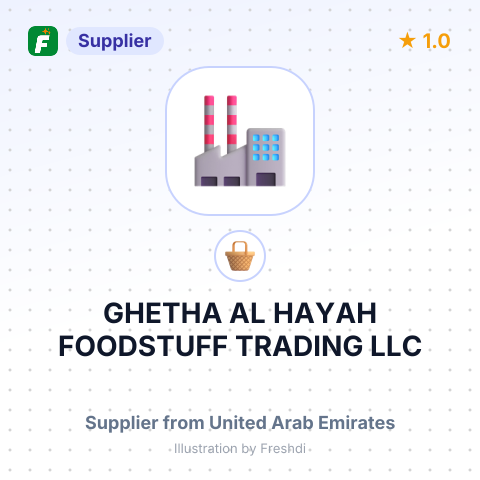 GHETHA AL HAYAH FOODSTUFF TRADING LLC – summary card, no photo uploaded yet