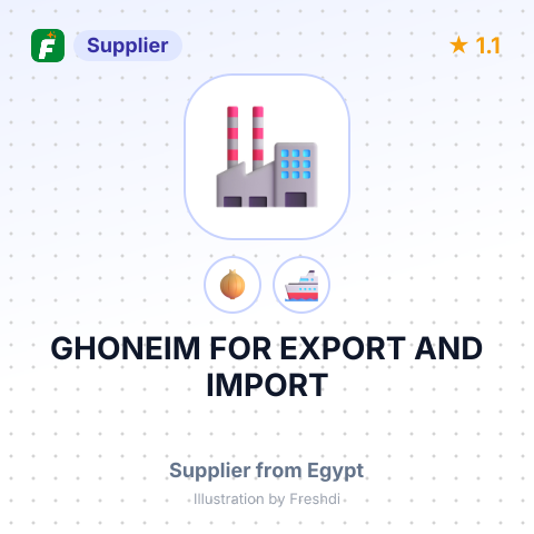 GHONEIM FOR EXPORT AND IMPORT – summary card, no photo uploaded yet