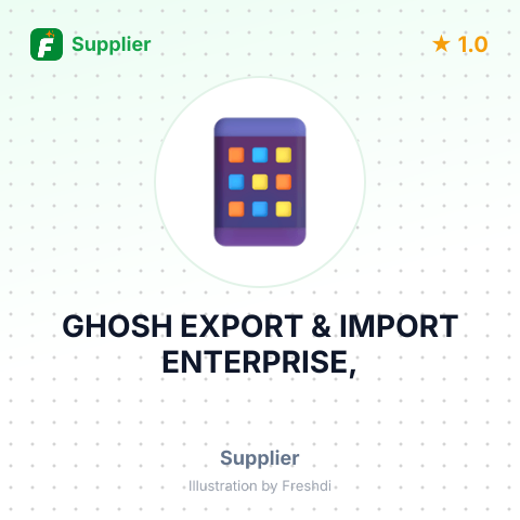 GHOSH EXPORT & IMPORT ENTERPRISE, – summary card, no photo uploaded yet