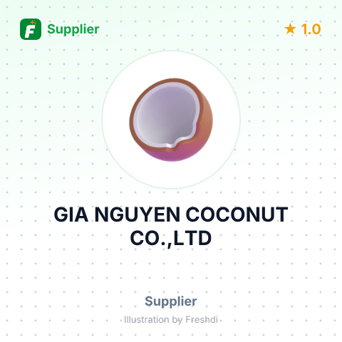 GIA NGUYEN COCONUT CO.,LTD – summary card, no photo uploaded yet