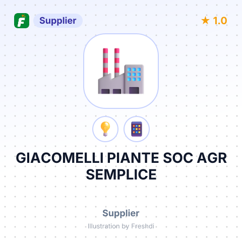 GIACOMELLI PIANTE SOC AGR SEMPLICE – summary card, no photo uploaded yet