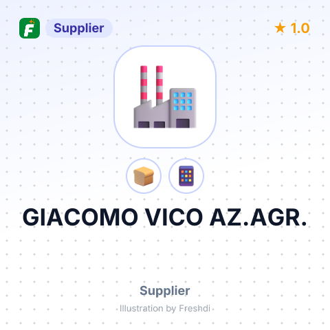 GIACOMO VICO AZ.AGR. – summary card, no photo uploaded yet