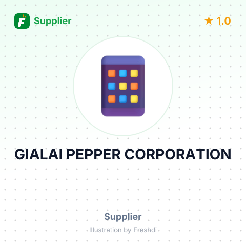 GIALAI PEPPER CORPORATION – summary card, no photo uploaded yet