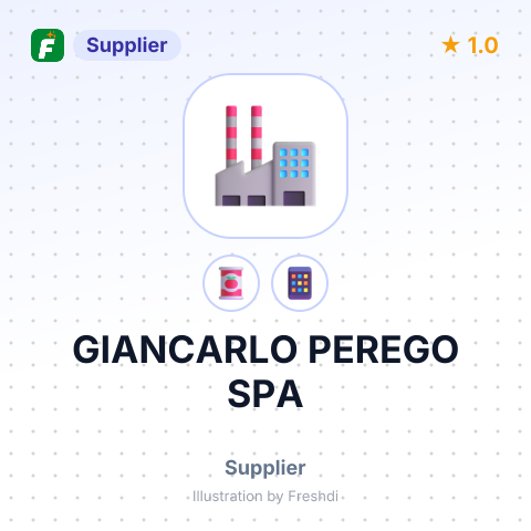 GIANCARLO PEREGO SPA – summary card, no photo uploaded yet