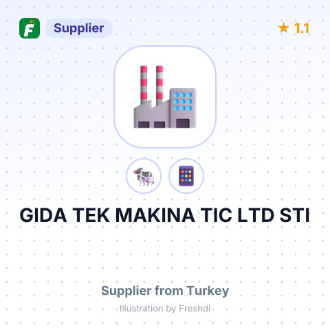GIDA TEK MAKINA TIC LTD STI – summary card, no photo uploaded yet