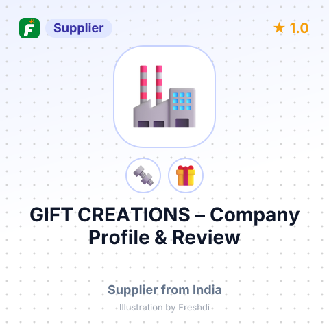 GIFT CREATIONS – summary card, no photo uploaded yet