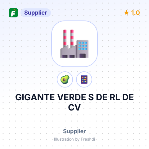 GIGANTE VERDE S DE RL DE CV – summary card, no photo uploaded yet