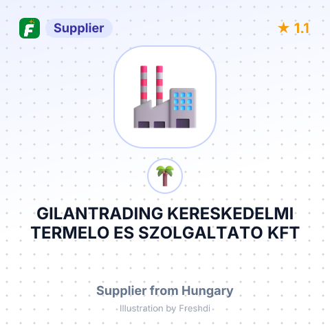 GILANTRADING KERESKEDELMI TERMELO ES SZOLGALTATO KFT – summary card, no photo uploaded yet