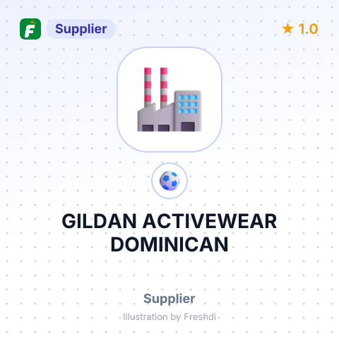 GILDAN ACTIVEWEAR DOMINICAN – summary card, no photo uploaded yet